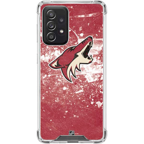 NHL Arizona Coyotes Frozen Galaxy A52 5G Clear Case